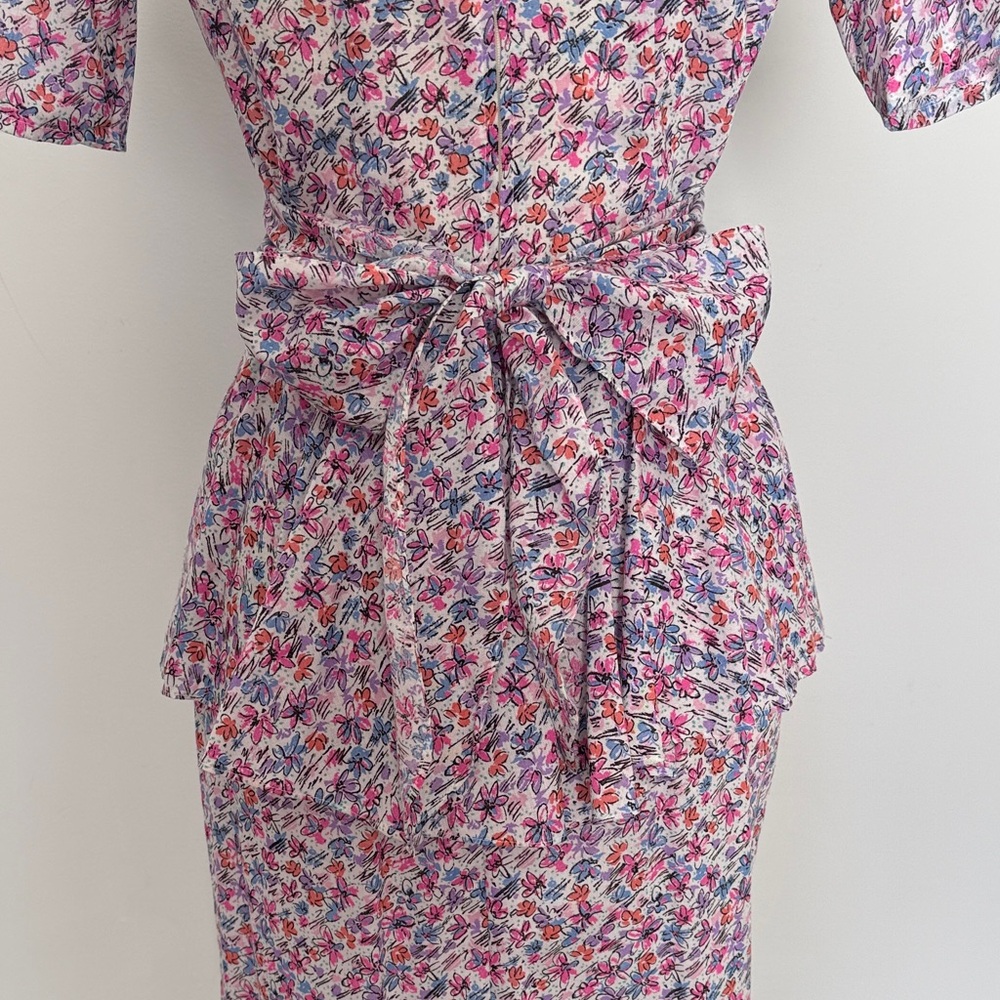 Vintage Stuart Alan Floral Midi Dress
